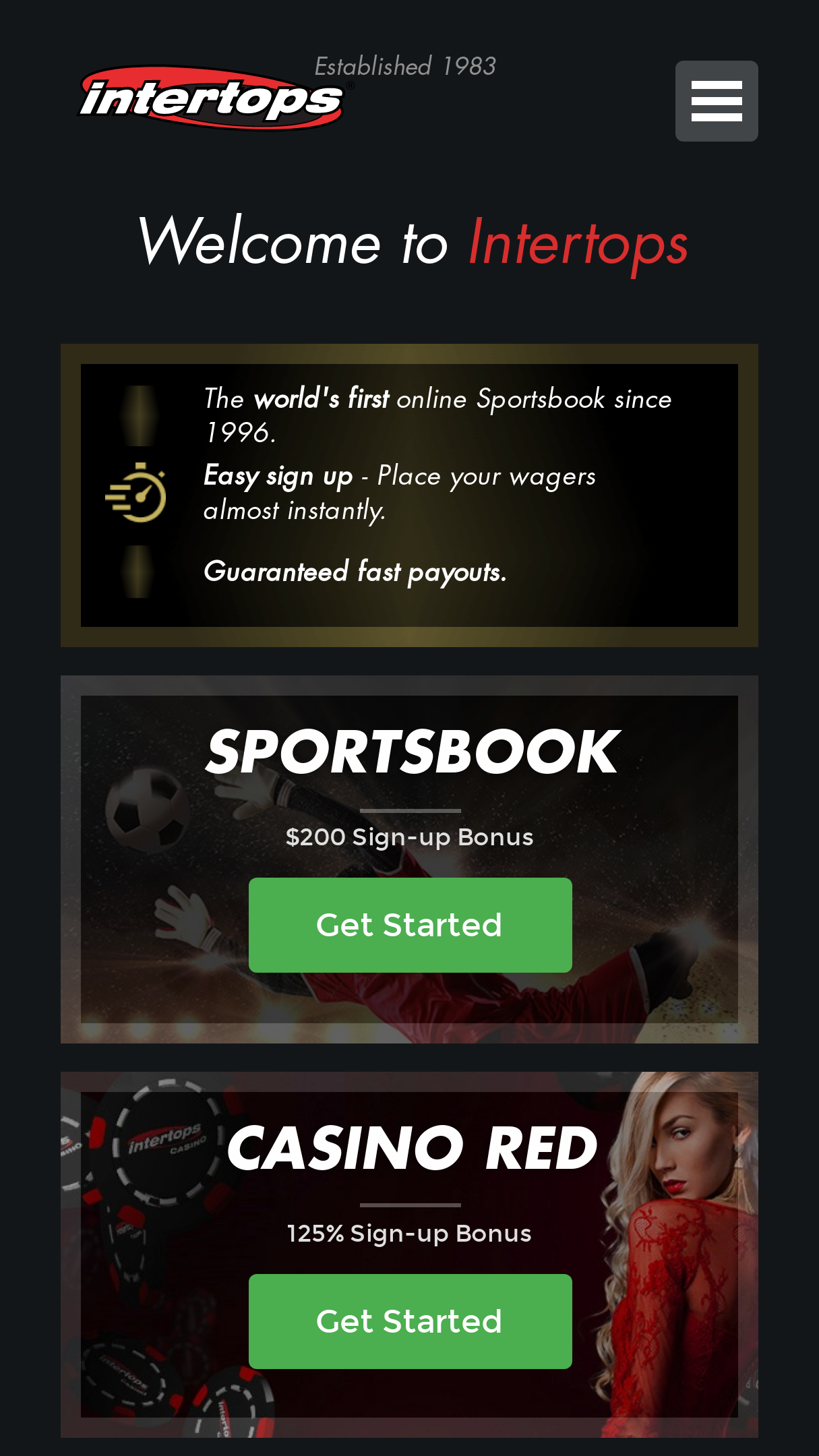 Intertops Casino Screenshot Intertops Casino Screenshot
