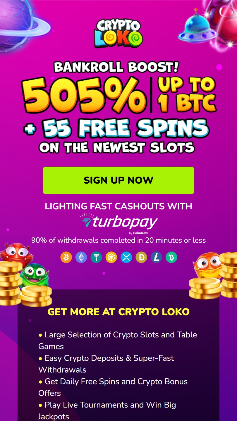 CryptoLoko Casino Bonus - With Promo Code - Read more!