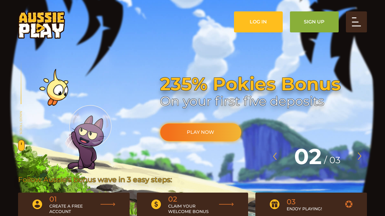 Aussieplay Casino Screenshot Aussieplay Casino Screenshot