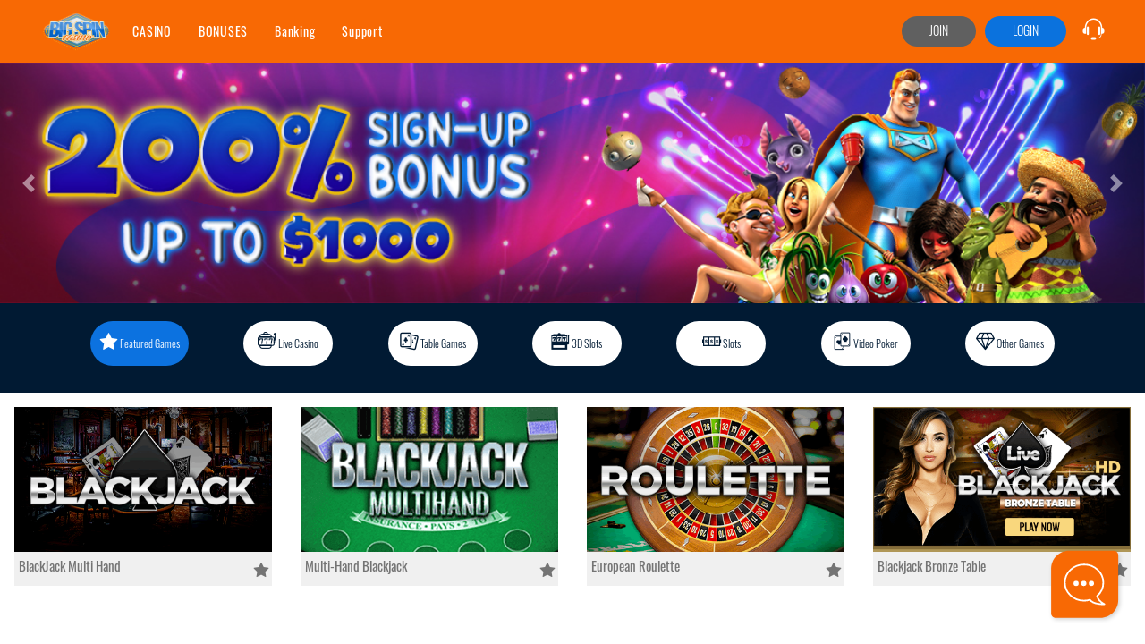 BigSpinCasino Screenshot BigSpinCasino Screenshot