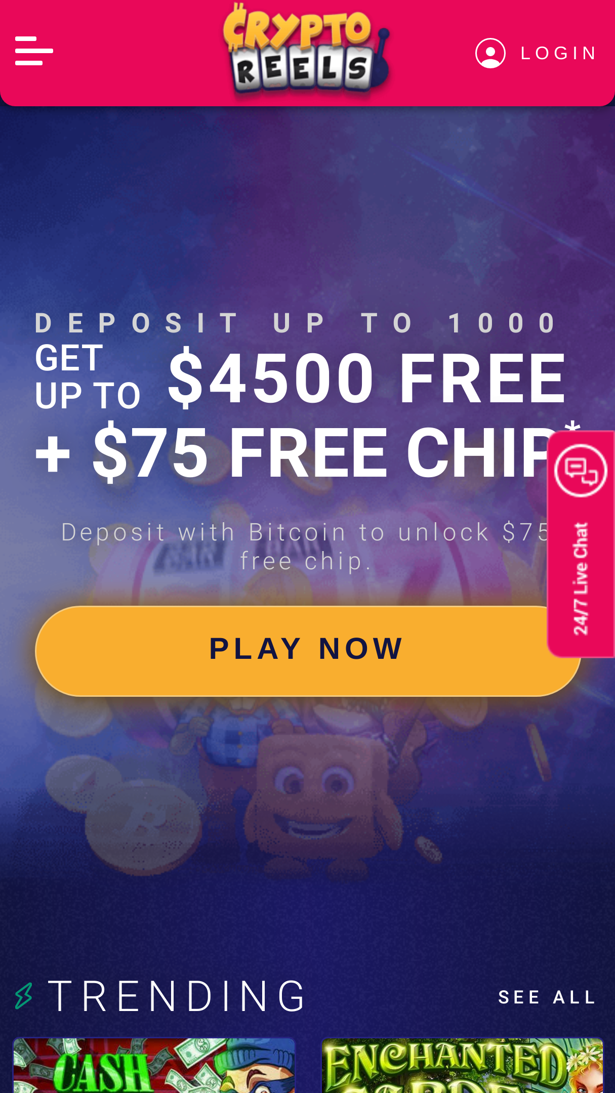 CryptoReels Screenshot CryptoReels Screenshot