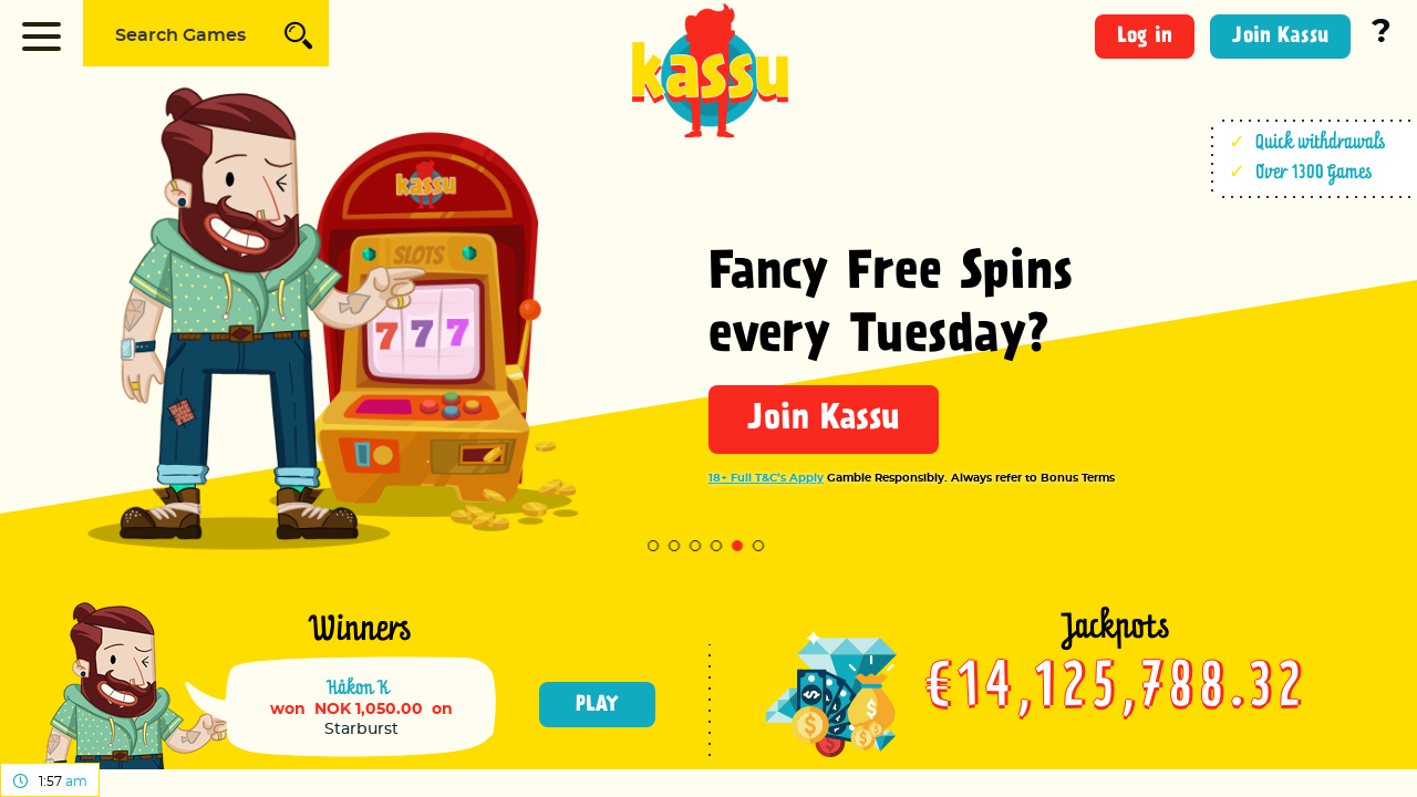 Kassu Casino Screenshot Kassu Casino Screenshot