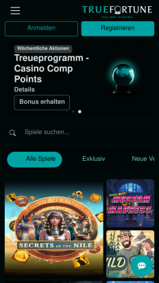 True Fortune Casino Screenshot