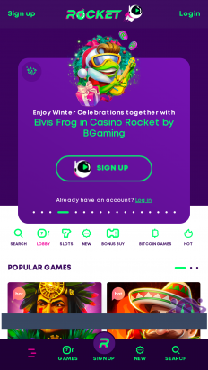 Rocket Casino Screenshot