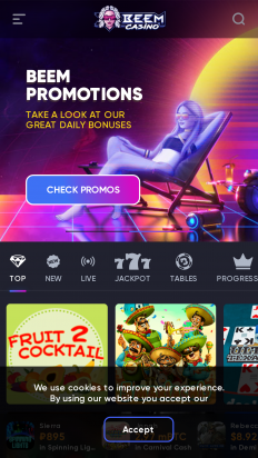 Beem Casino Screenshot