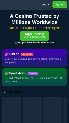 Wild.io Casino Screenshot