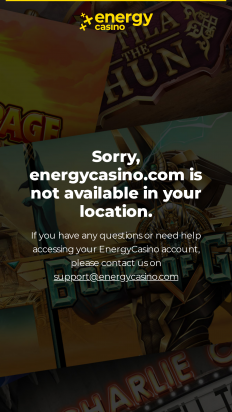 Energy Casino Screenshot