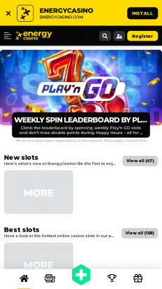 Energy Casino Screenshot