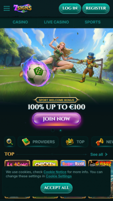 7Signs Casino Screenshot