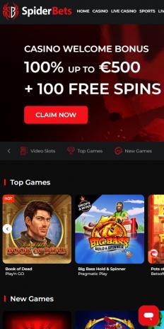 SpiderBets Screenshot