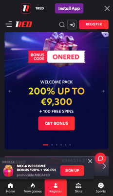 1Red Screenshot