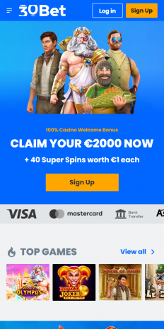 30Bet Screenshot