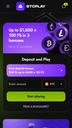 BTCPlay Screenshot