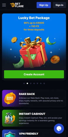 Betflare Screenshot