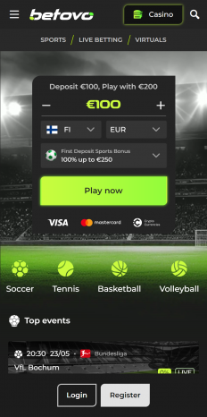 Betovo Casino Screenshot