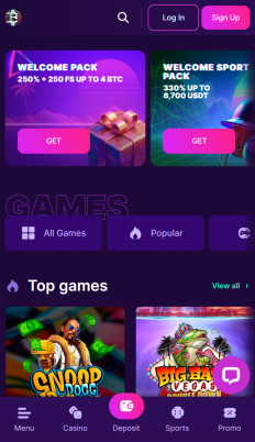 Bitstake Casino Screenshot
