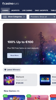 CasinoEuro Screenshot