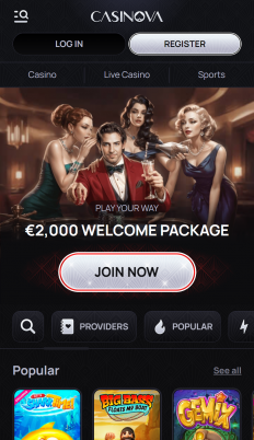 Casinova Screenshot