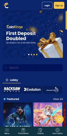 CoinKings Screenshot