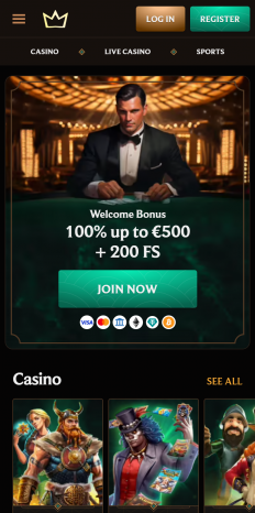 CrownPlay Casino Screenshot