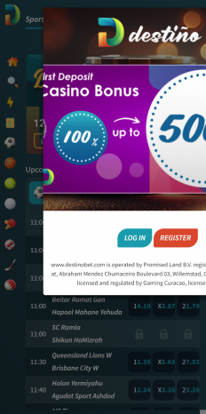 Destinobet Casino Screenshot