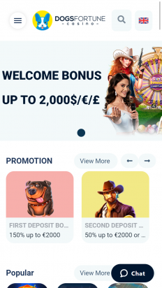 DogsFortune Casino Screenshot