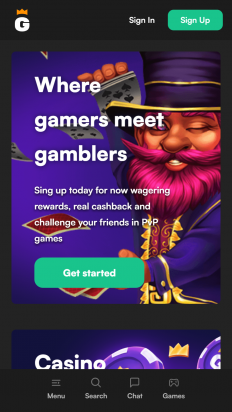 Gamegram Casino Screenshot