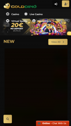 GoldDino Casino Screenshot