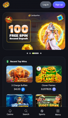 Jackpotter Casino Screenshot