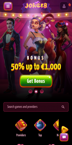 Joker8 Casino Screenshot
