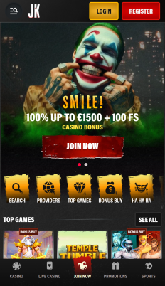 Jokery Casino Screenshot