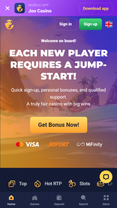 Joocasino Screenshot