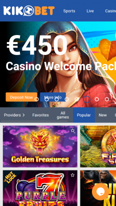 KikoBet Casino Screenshot