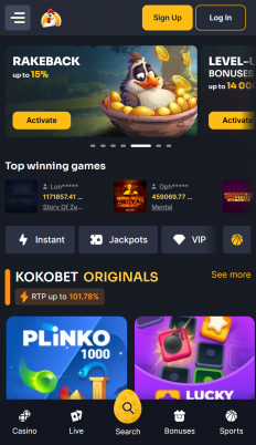 Kokobet Screenshot