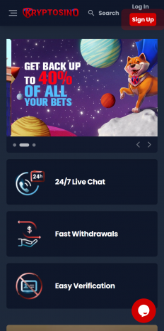 Kryptosino Screenshot