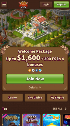 MyEmpire Casino Screenshot