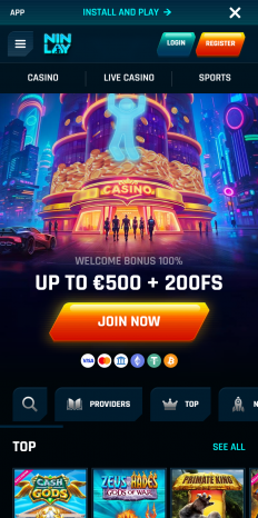 Ninlay Casino Screenshot