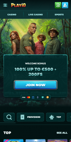 Playio Casino Screenshot