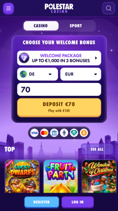Polestar Casino Screenshot