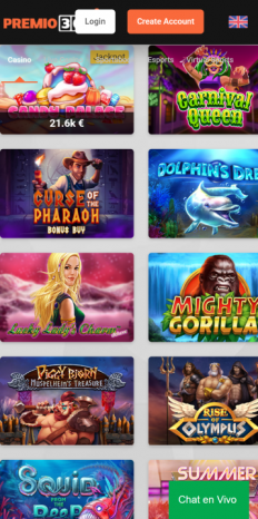 Premio365 Casino Screenshot