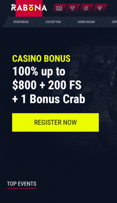 Rabona Casino Screenshot