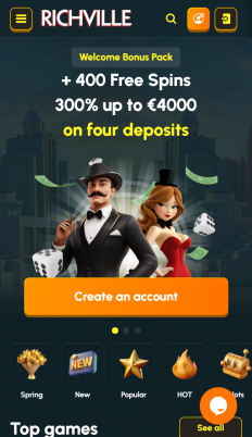 RichVille Casino Screenshot
