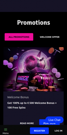 Rizz Casino Screenshot
