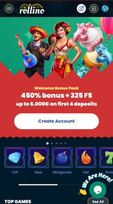 Rollino Casino Screenshot