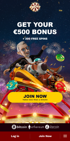 Shotz Casino Screenshot