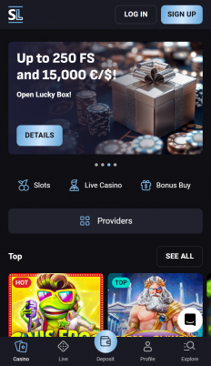 SlotLounge Screenshot