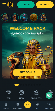TombRiches Casino Screenshot