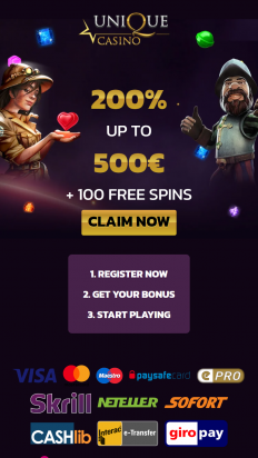 Unique Casino Screenshot