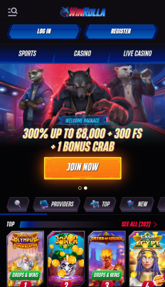 WinRolla Casino Screenshot