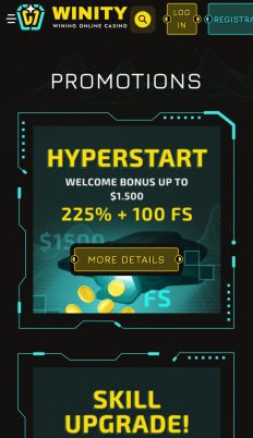 Winity Casino Screenshot